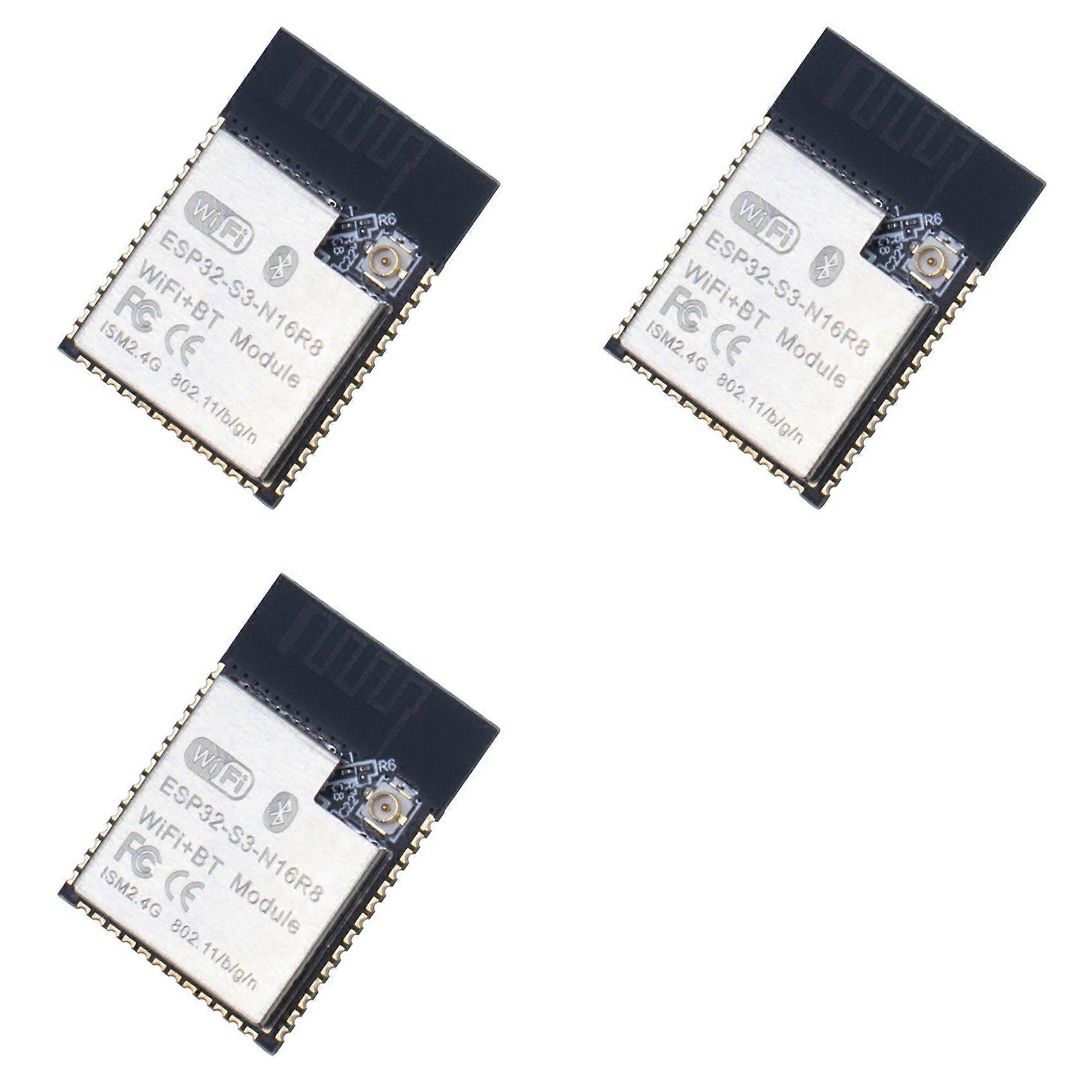 3X ESP32-S3-N16R8 Wireless Module ESP32-S3-WROOM-1 Dual-Core WiFi+Bluetooth5.0 Module for IoT Wireless Applications