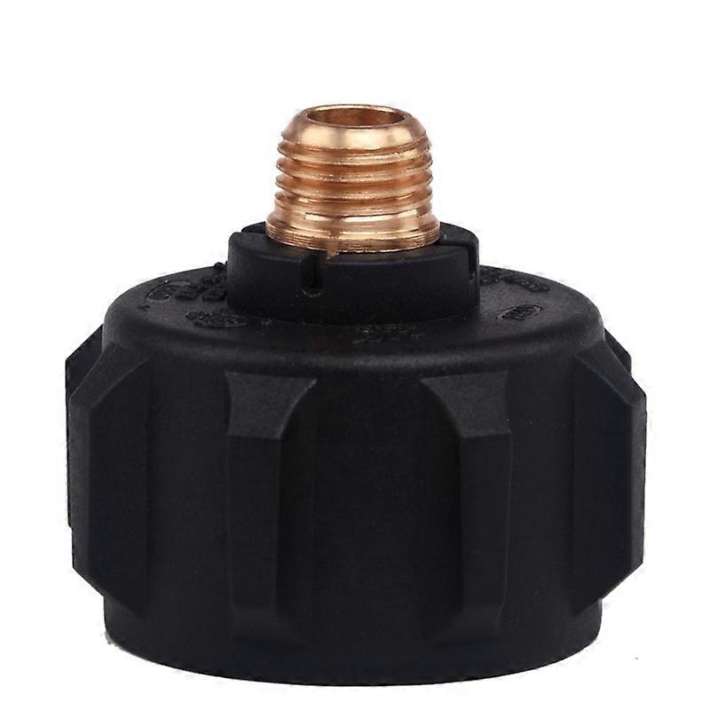 QCC1 Propane Adapter Gas Regulator Valve Fitting with Nut and 1/4 Inch Male Pipe Thread