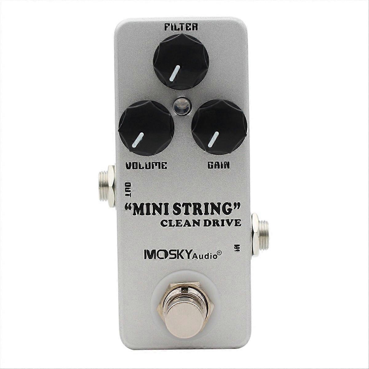 MINI STRING CLEAN DRIVE Overdrive Effects Pedal