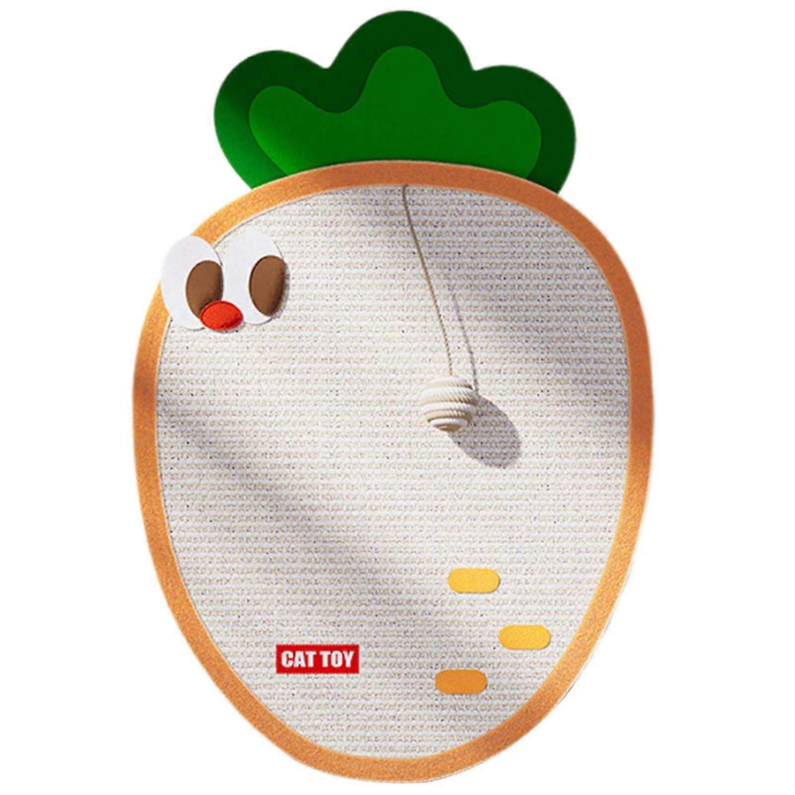 Cartoon Cat Scratcher Mat Natural Sisal Cat Scratch Mats Protecting Carpets Sofas Cat Floor Scratching Pads for Home