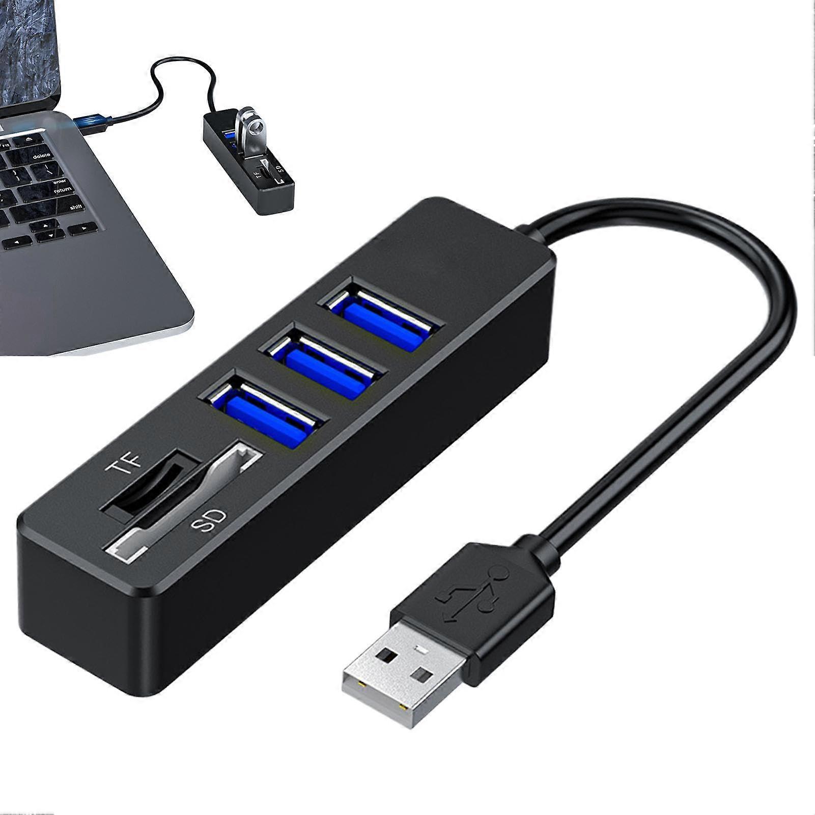 USB Port Hub Portable Speed USB Expansion Hub Direct Docking Station For Desktop Computers And Flash Drives