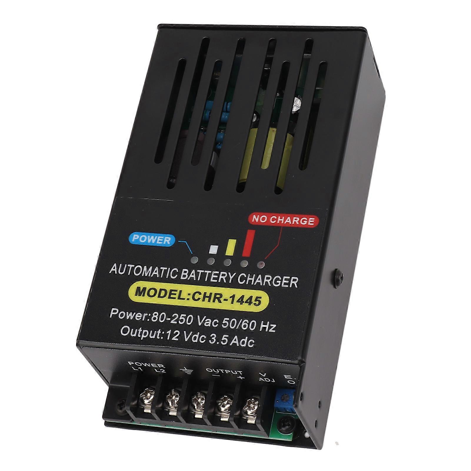 Smart 12V Battery Charger 3.5A Fast Float Charge 80-250V Input