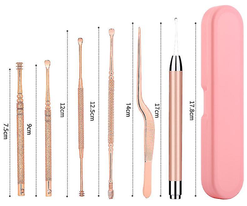 Ear Pick Earwax Removal Kit Ear Cleansing Tool Set Ear Curette Ear Wax Remover Medical Grade For Children Adults