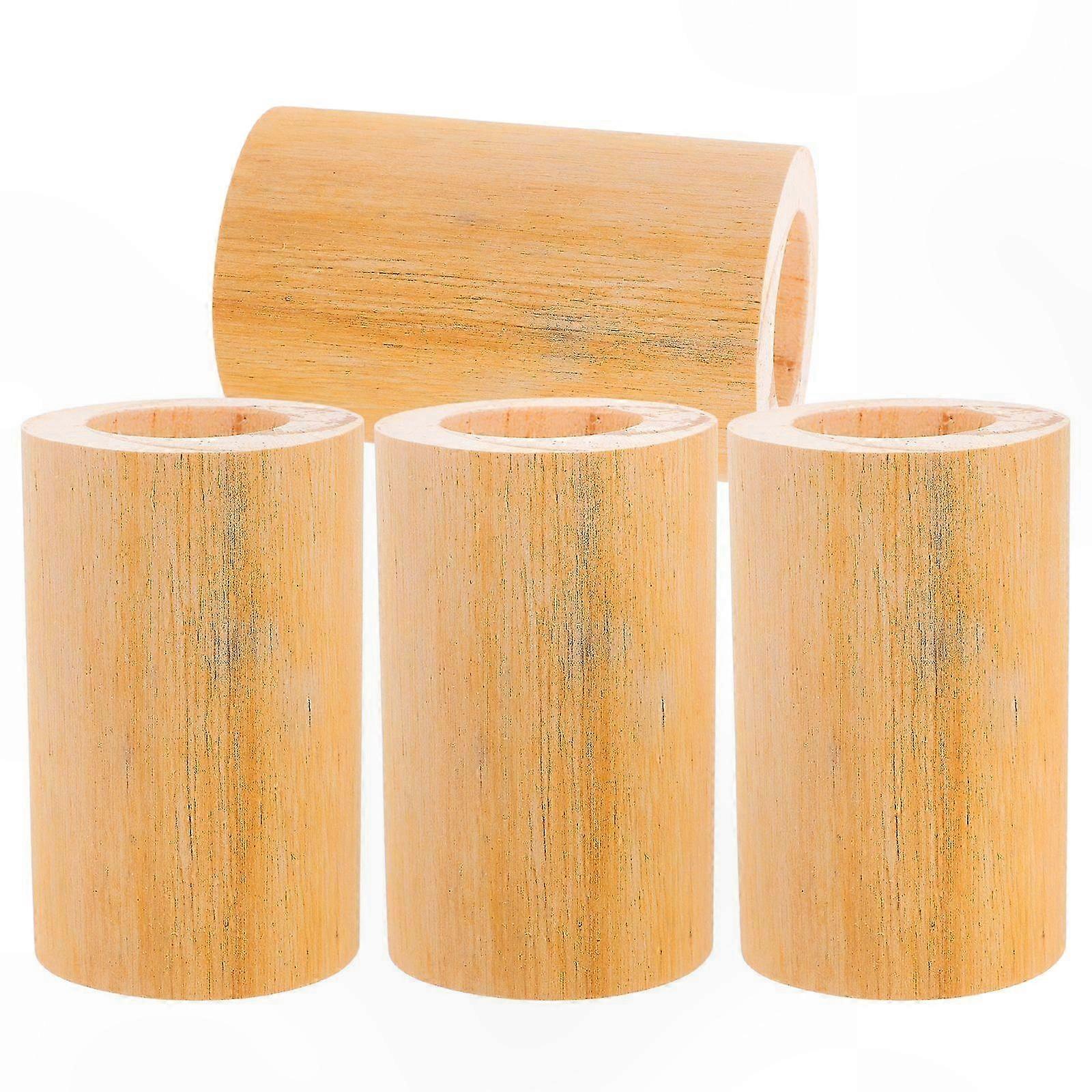 Set of 4 Heavy Duty Furniture Risers for Beds, Desks, Chairs, and Sofas, Round Height Extenders for Home and Office Use