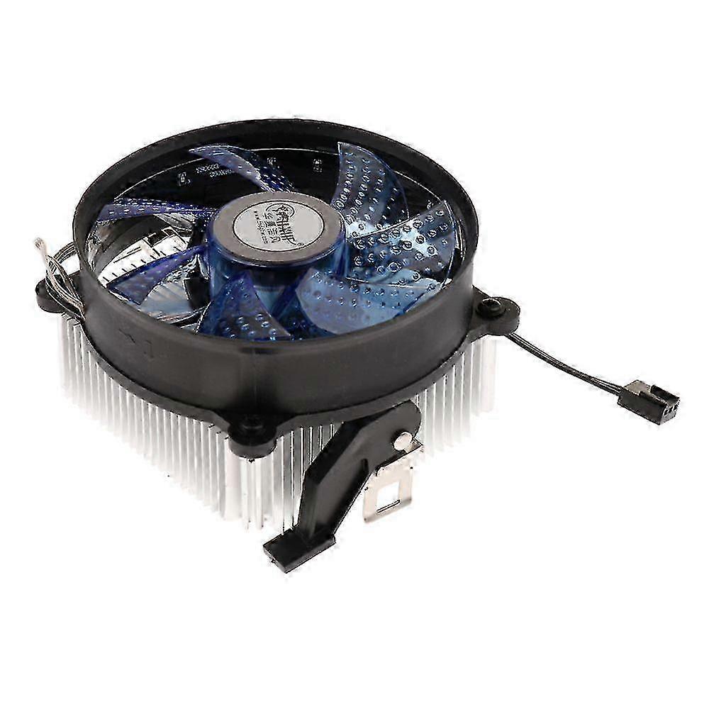 Aluminum 2000rpm Computer Cpu Cooler 9cm Heatsink Fan For Amd Blue