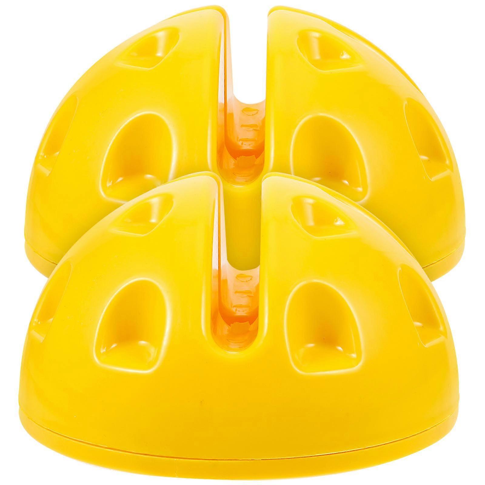 2 Pcs Agility Pole Base Training Pole Base