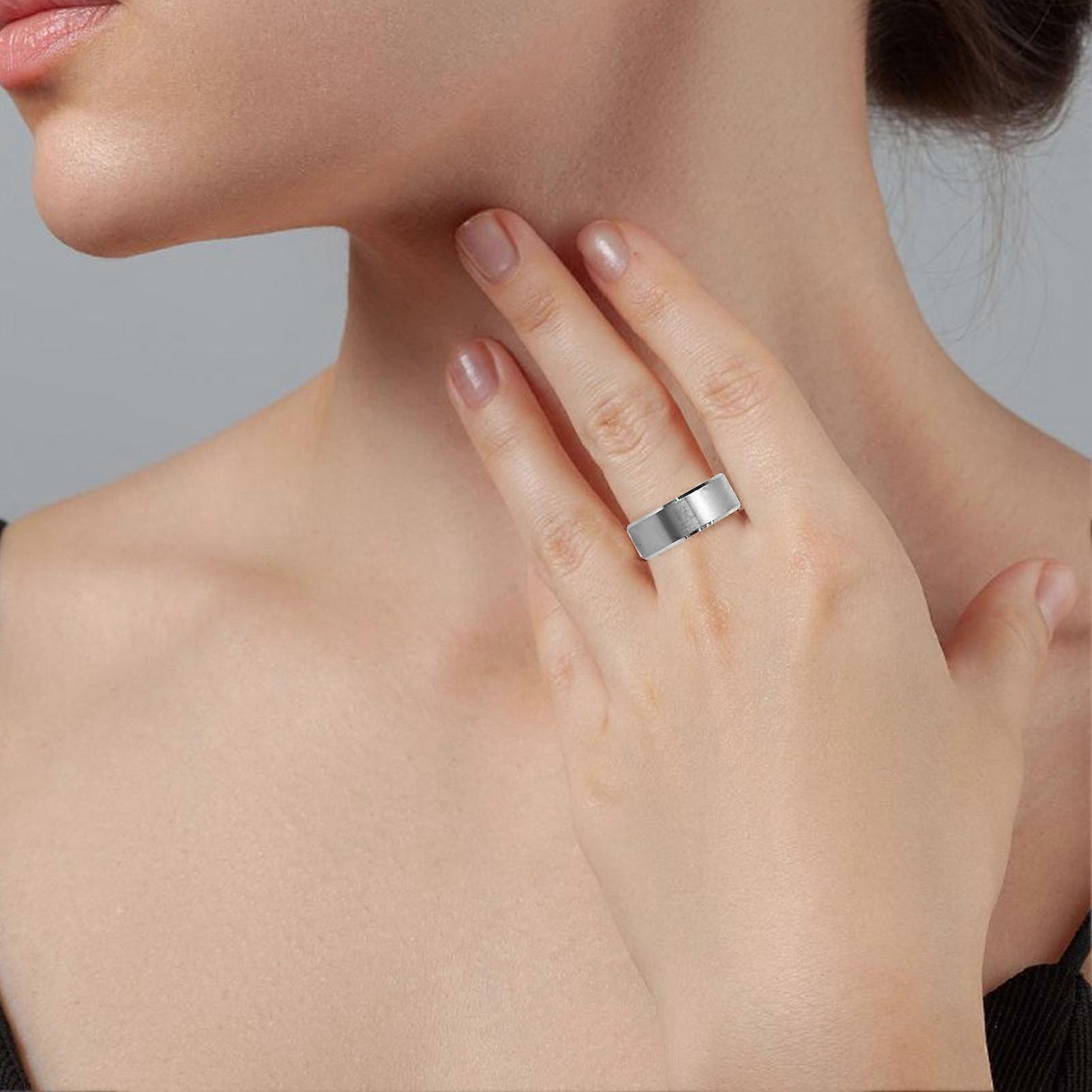 Smart Ring IP68 Water Proof Sleep Monitoring Multi Sport Mode Health Fitness Tracker Ring for Android 5.0 for IOS 10.0 Size 11 