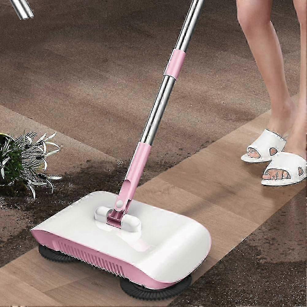Automatic Hand Push Sweeper Magic Rotate Broom No Electric Household Cleaning Tool
