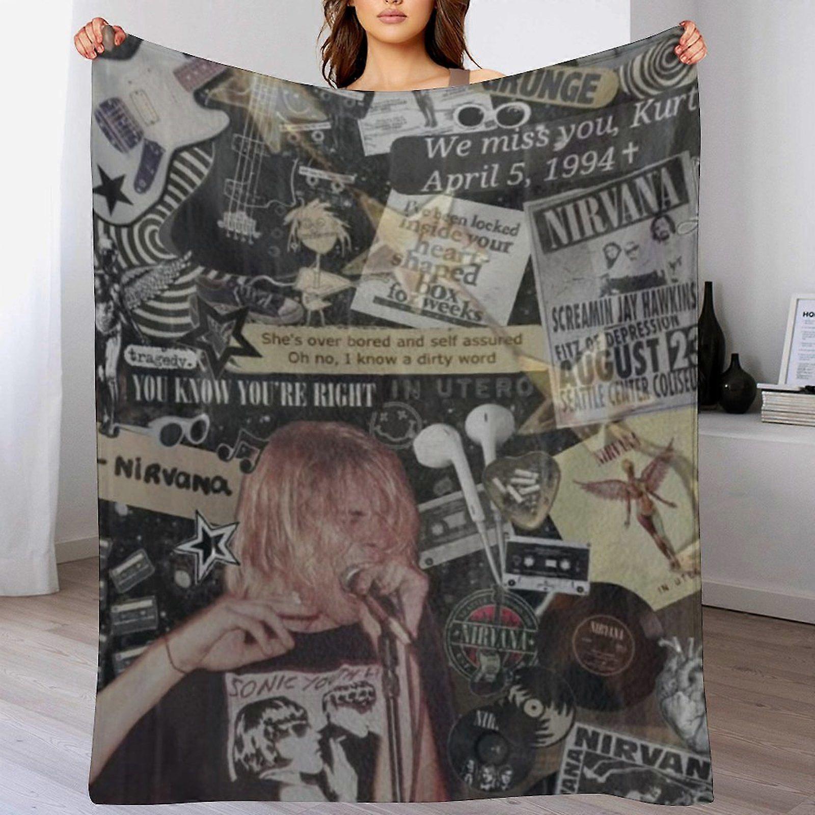 Nirvana Warm Foldable Blanket for Couch Bed Office Travel No Shedding Hypoallergenic Durable Velvet