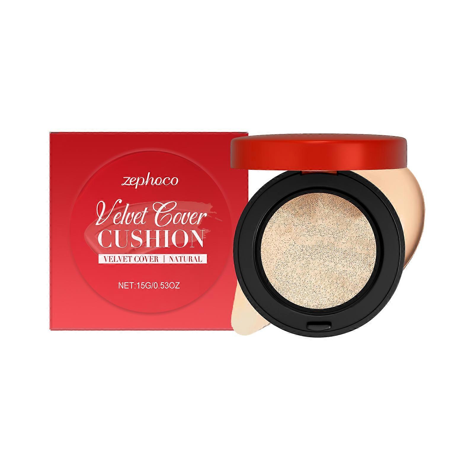 Zephoco Moisturizing Concealer Air Cushion Natural Color Concealer Air Cushion Delicate Texture To Create Moisturizing Light And Transparent Makeup