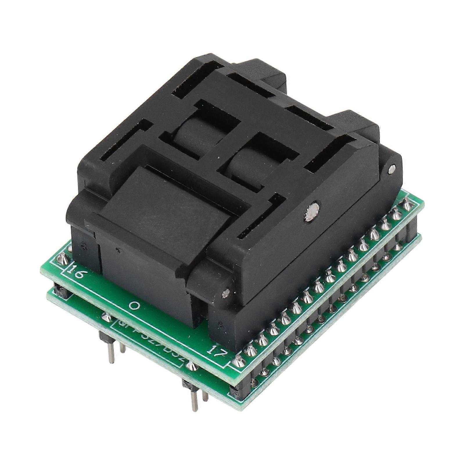 TQFP32 QFP32 to DIP32 Programming Socket PCB 2.54mm Pin Pitch Test Socket for DIY