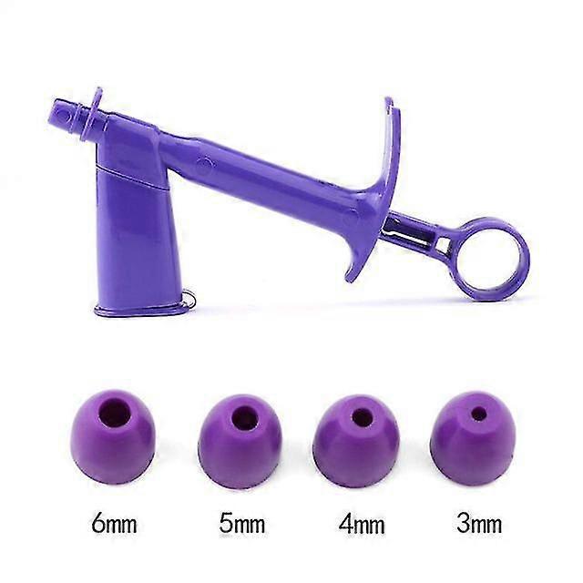 1set Plastic Bead Applicator Tool Sugar Balls Cake Decorating Roll-on Applicator A