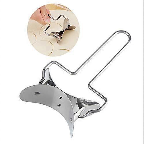 Stainless Steel Dumpling Maker Tool 8.3 Round Dough Cutter Kitchen Pastry Mold