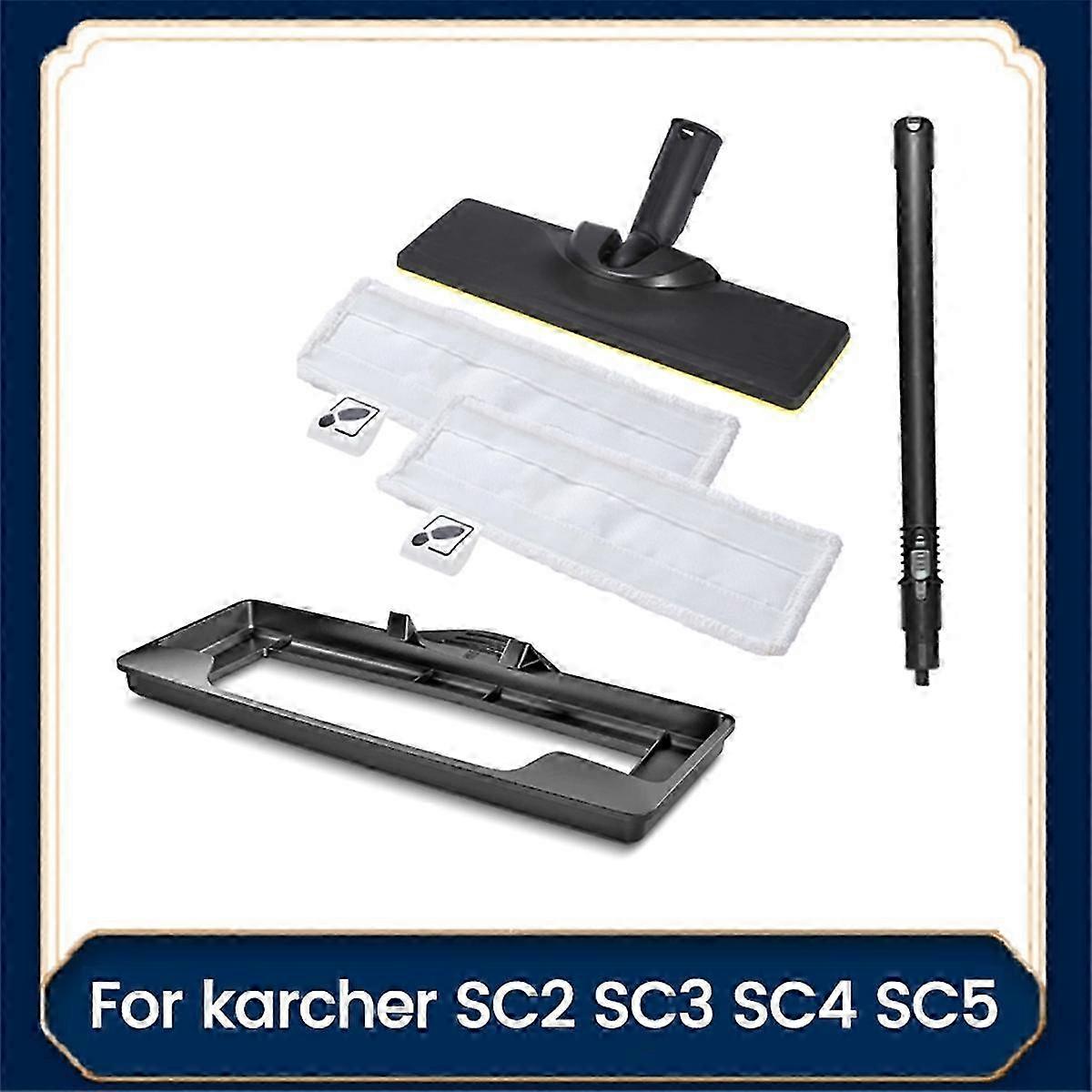 Floor Brush Head Nozzle with Cloth Extension Rod Carpet Glider for SC1 SC2 SC3 SC4 SC5 Steam Cleaner Part SZRH