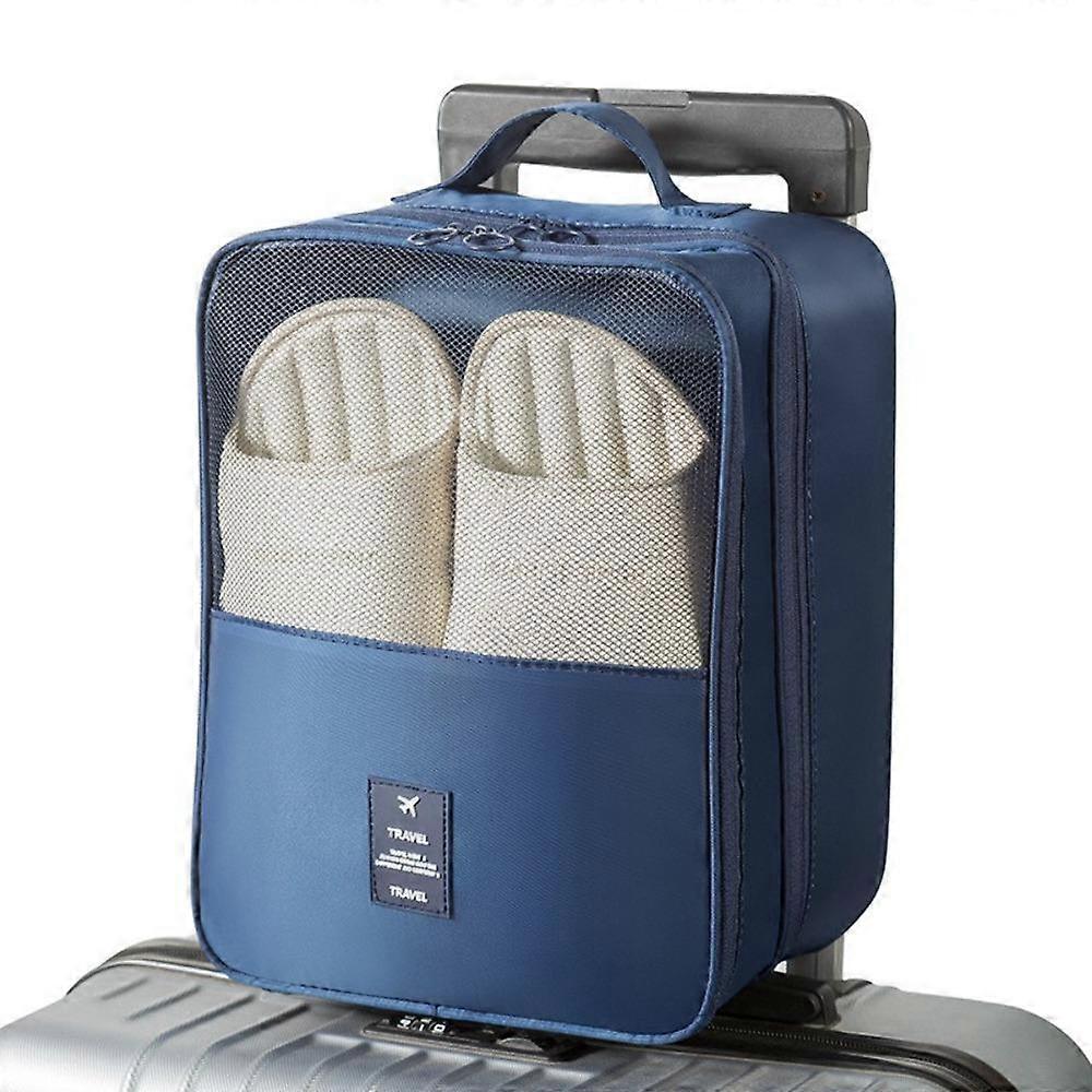 Polyester Travel Storage Box 3 Layers Shoe Sorting Pouch Suitcases Duffle Tote Bag  for Men Ladies