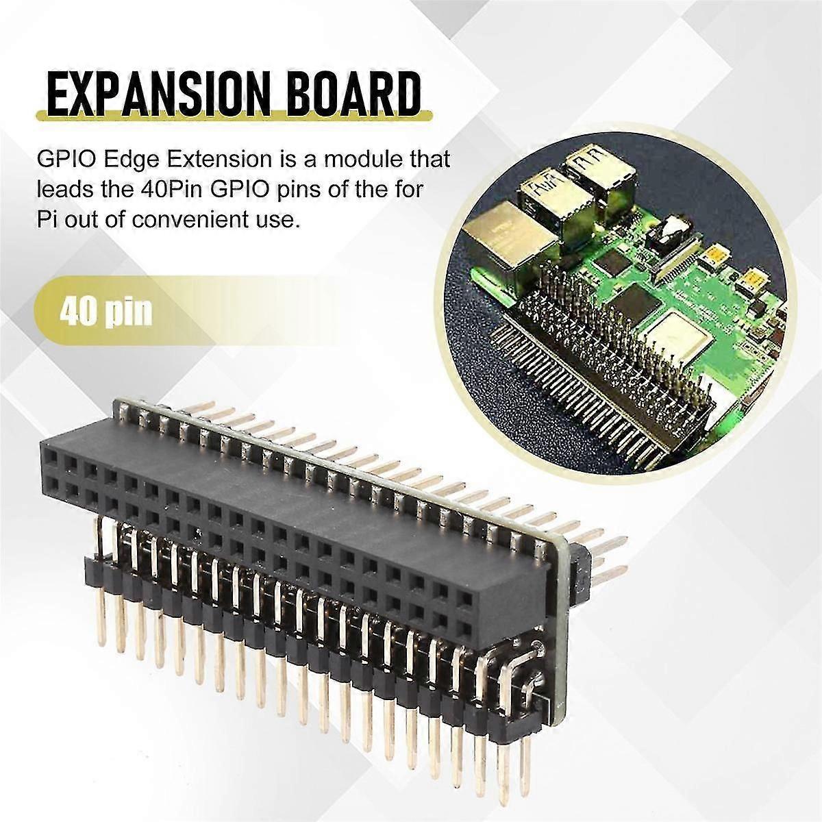 Mini Connectors For 40-pin Gpio 1 To 2 Expansion Board 2 X 20-pin Strip Dual Male Header Double Row
