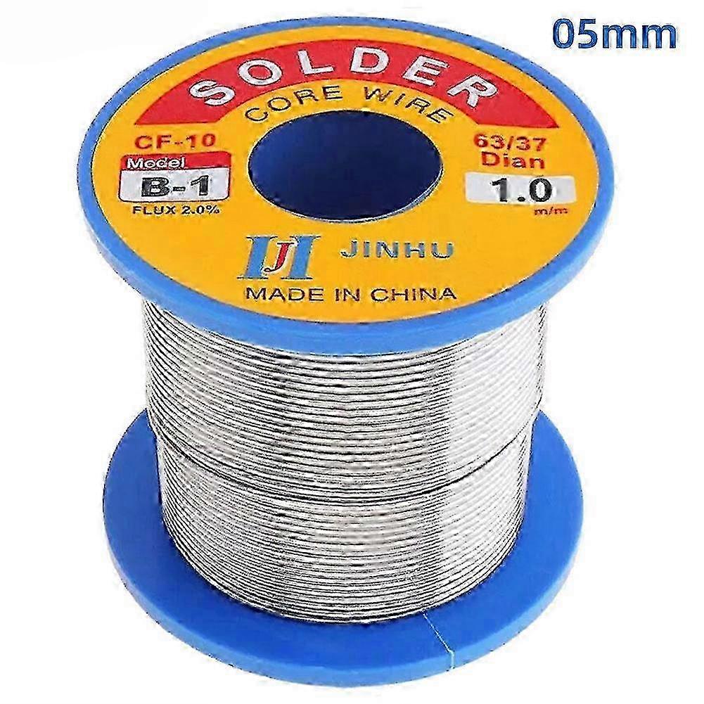 300g Tin Wire Solder Fluxed Core 63/37 for Electronics, Available in 0.5-2.0mm Sizes