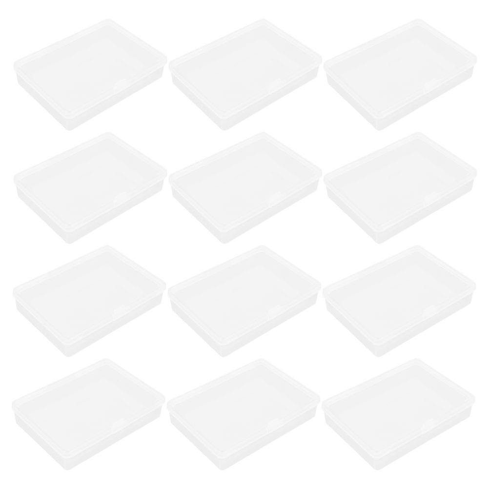 Playing Card Container Clear Lid Card Organization For Tabletop Gaming 10Pcs