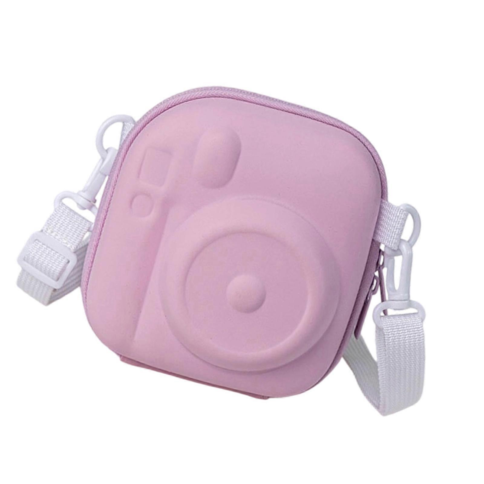 MultiFunctional EVA Camera Carrying Case With Internal Mesh Pockets Compatible for Mini 99/90/40/12/11/9/8/EVO Camera  Purple