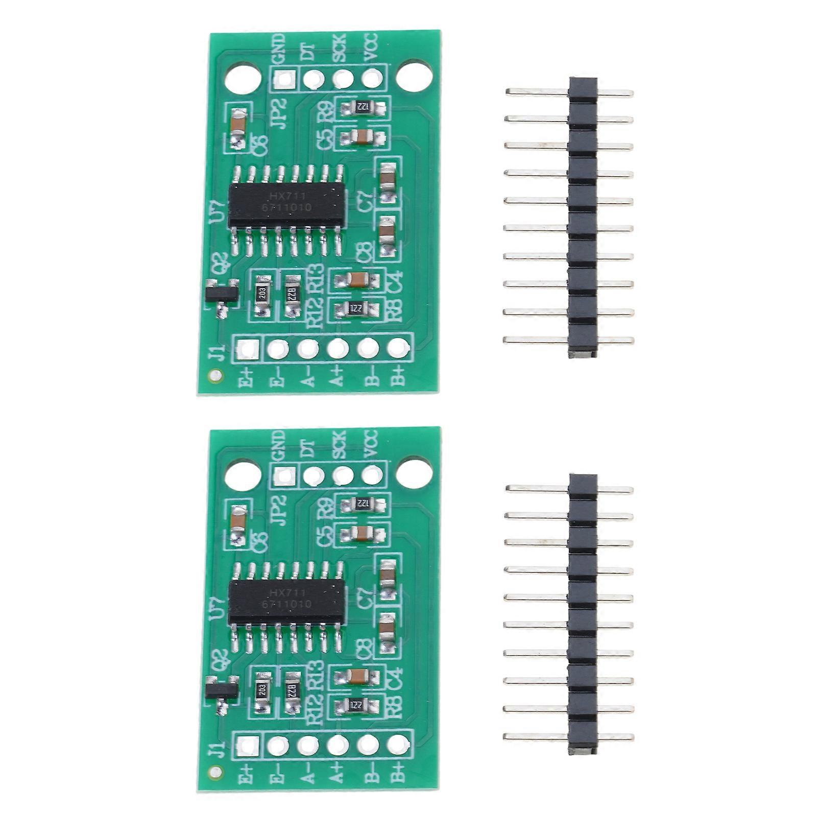 HX711 Double Channel Weight Sensors Module 24Bit High Resolution ADC With Programmable Gains for Raspberry Projects Multicolor