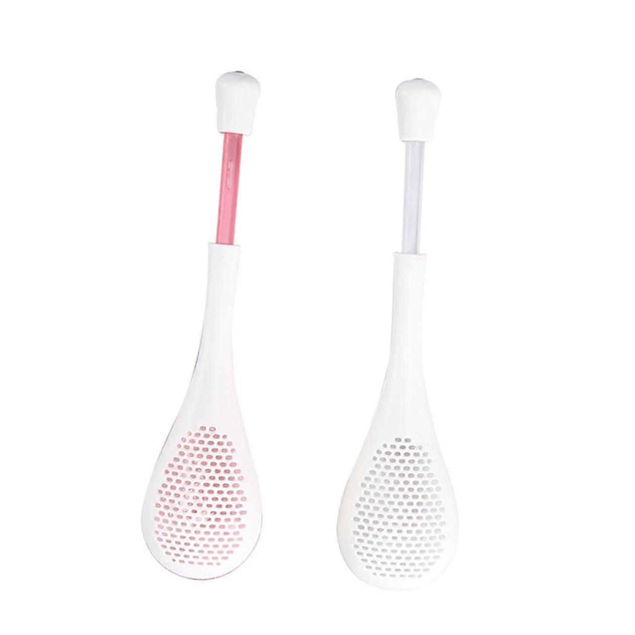 2 Pack Flour Sifter Spoon with Fine Mesh Strainer and Ergonomic Handle for Baking and Kitchen Use