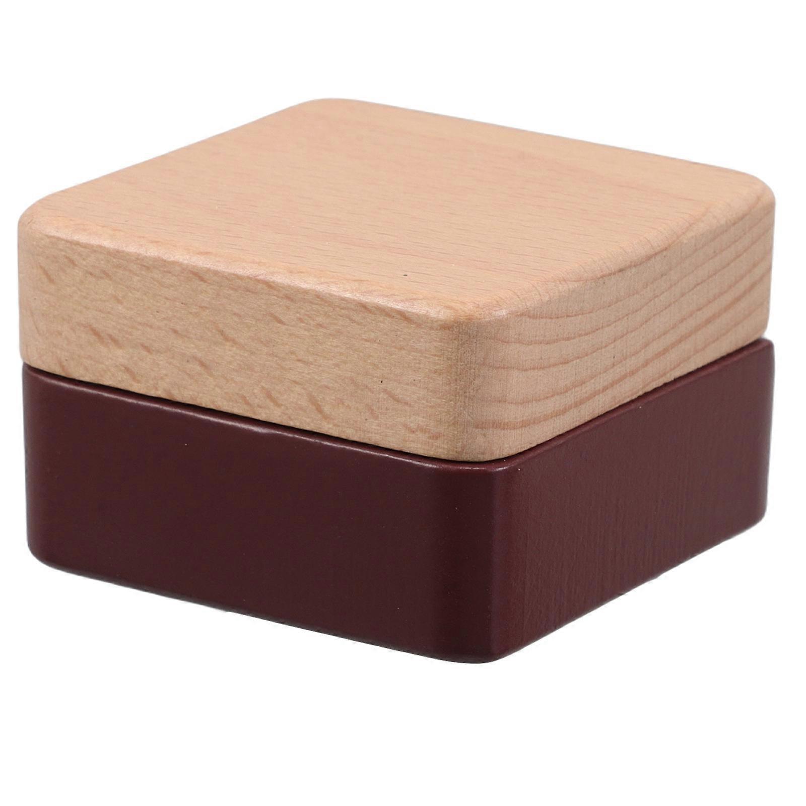 Baby Tooth Keepsake Box Wooden Container for Storage Holder