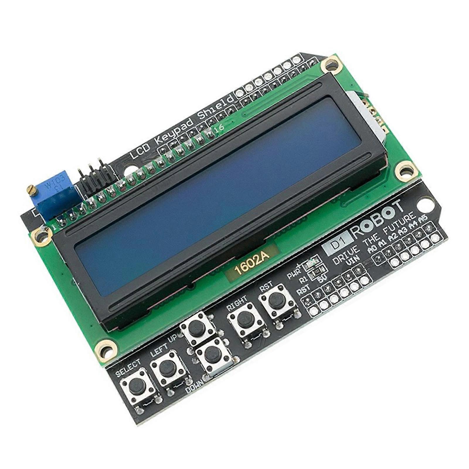 LCD1602 Input Output Expansion Board Suitable for Multiple Development Boards And Supports I2C Communication Multicolor