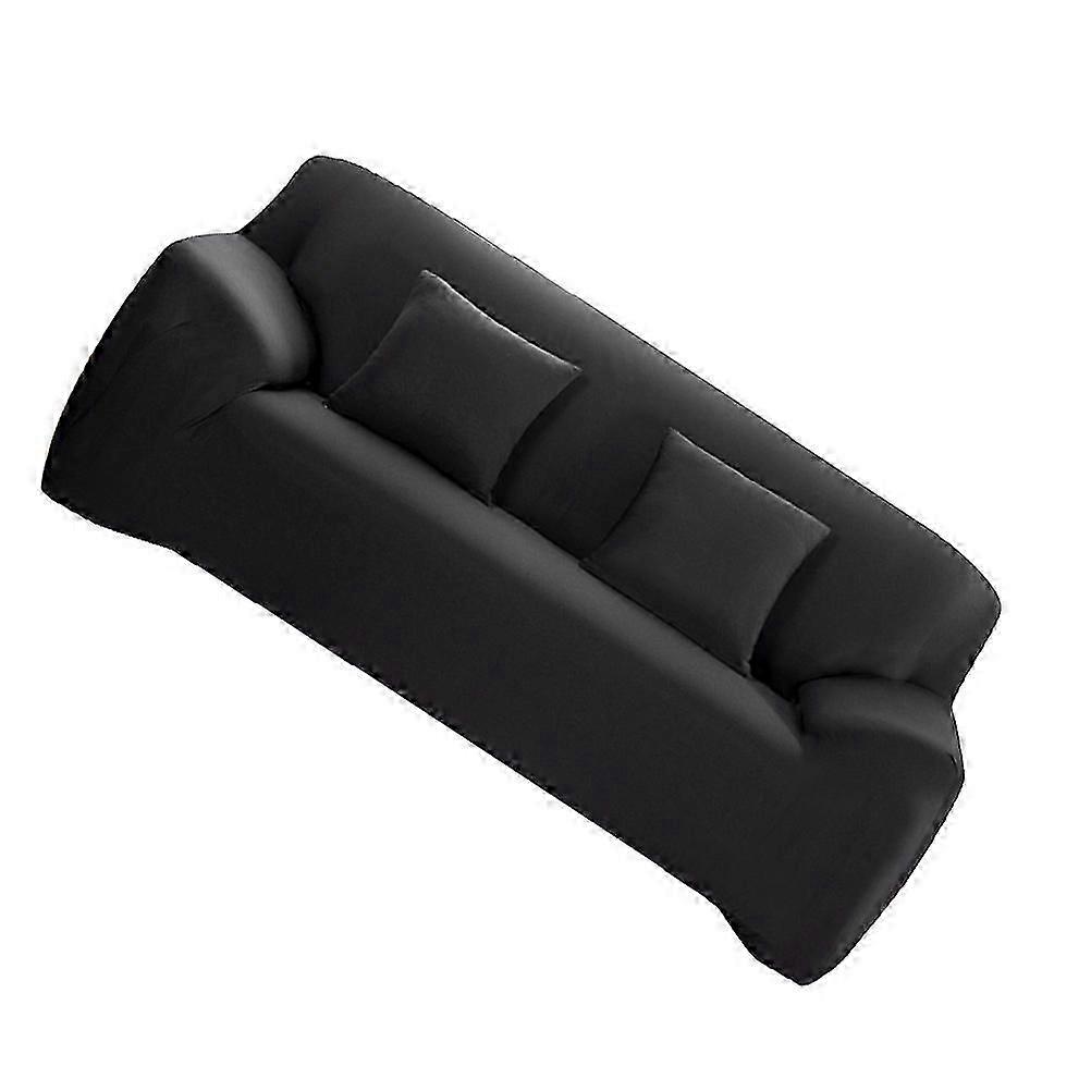 Black Couch Covers Elasticity Sofa Protector Rectangular For Homeowners 1Pack
