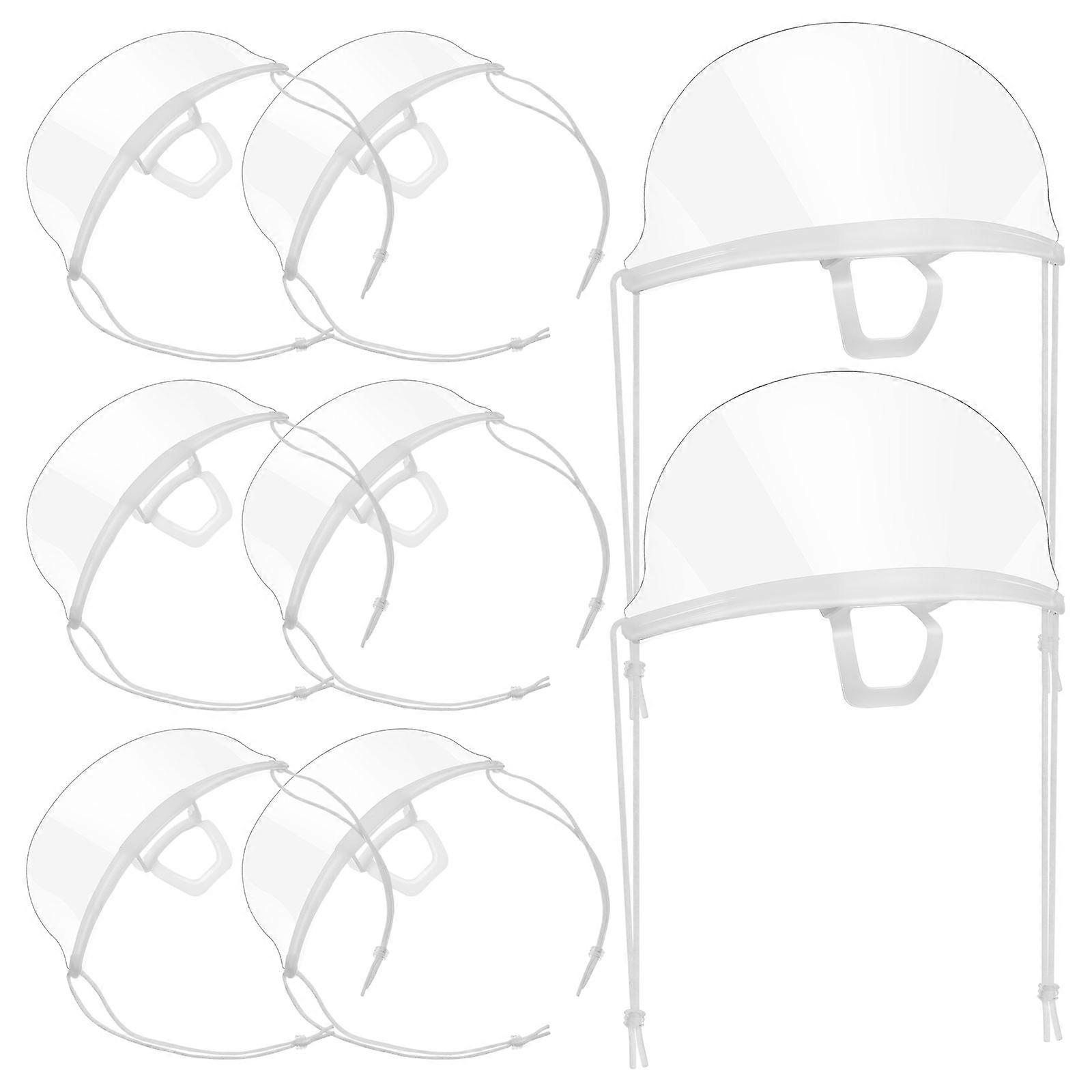 Reusable Transparent Shield 8Pcs For Restaurant Chefs Catering Protection During Cooking With Adjustable Fit Technology