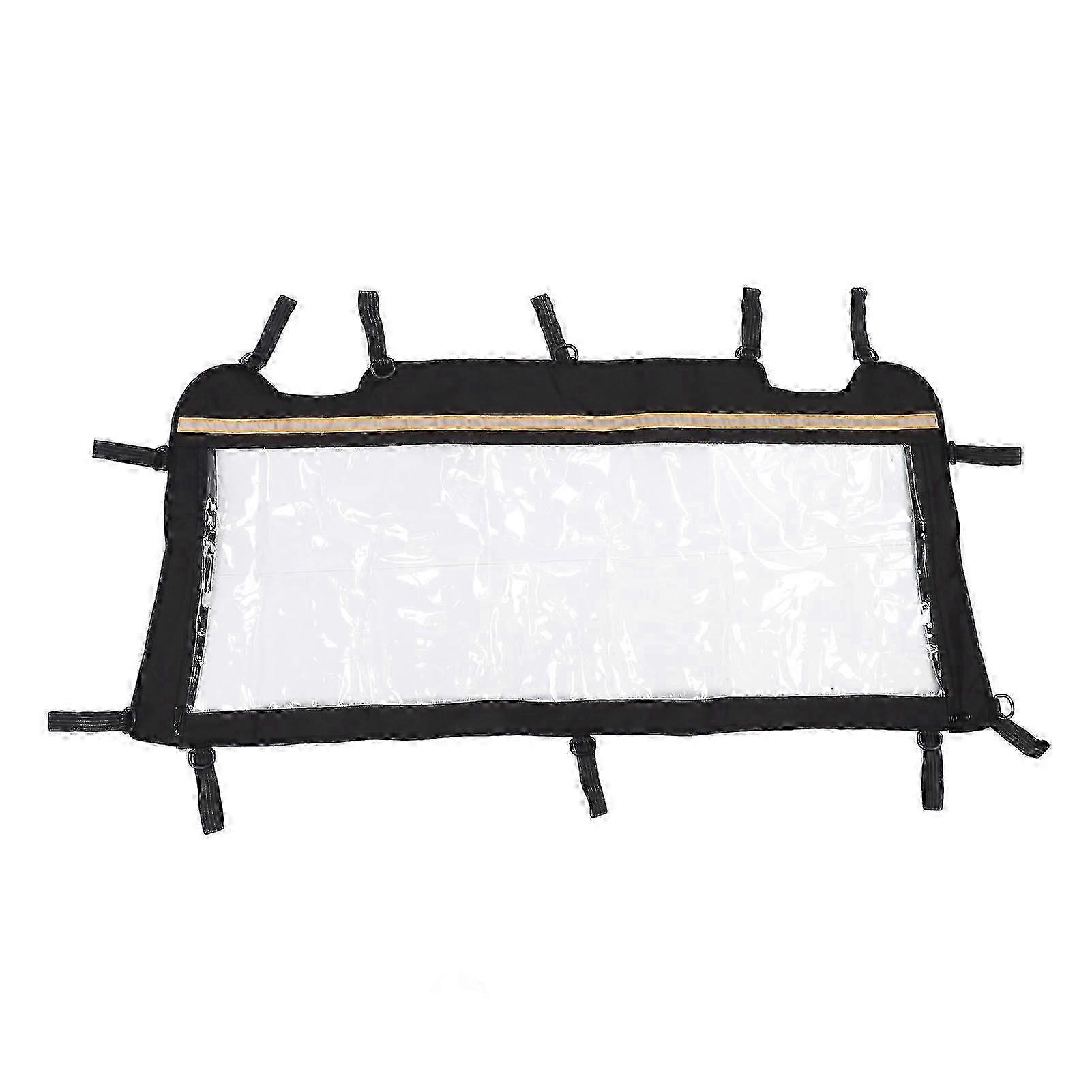Rear Soft Windshield Oxford PVC Windscreen Waterproofing Back Window Replacement for Polaris RZR XP 4 1000 2014~2023 MK83809