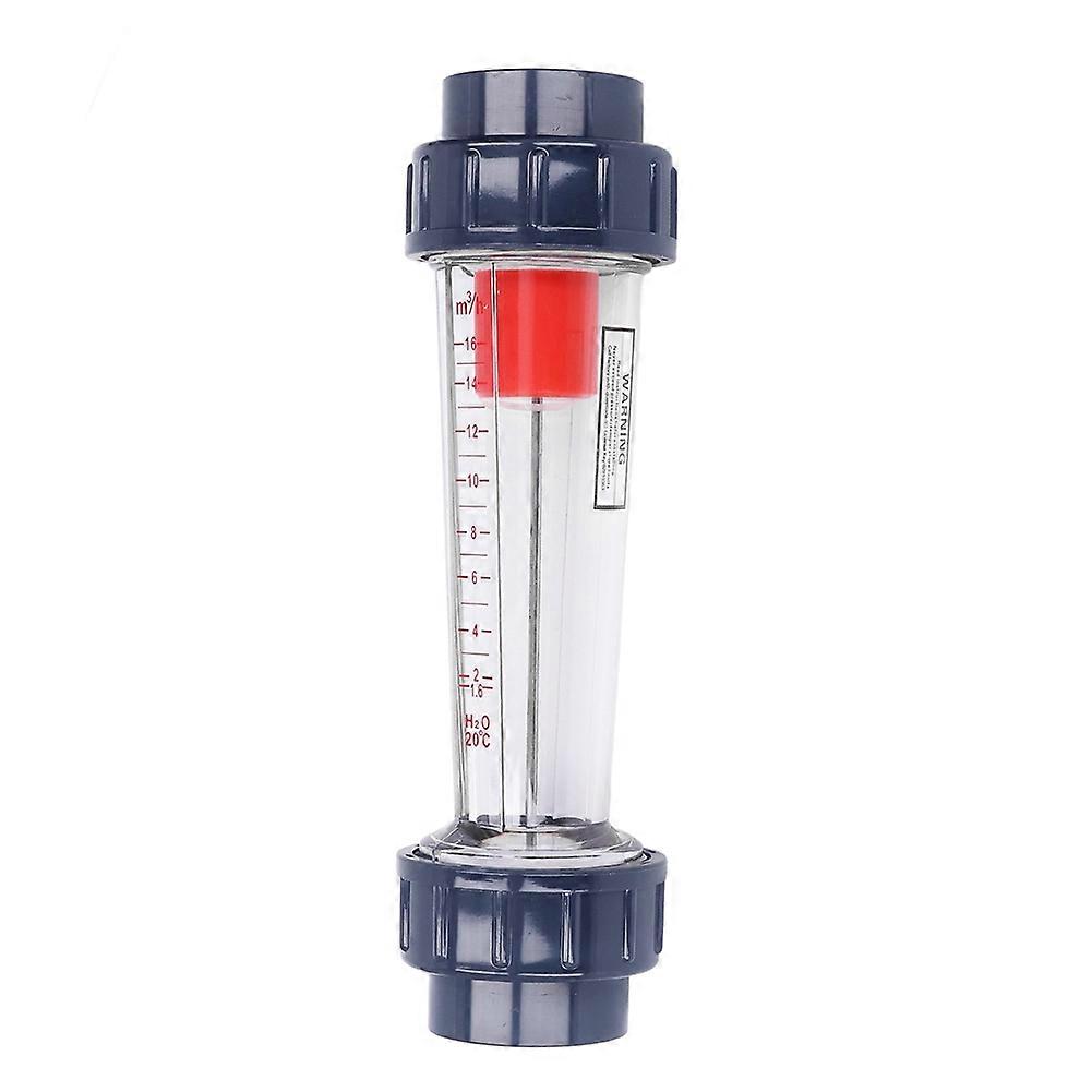 Water Flowing Meter 1.6-16m3/H ABS Plastic Tube Flowmeter with Float for Measurement
