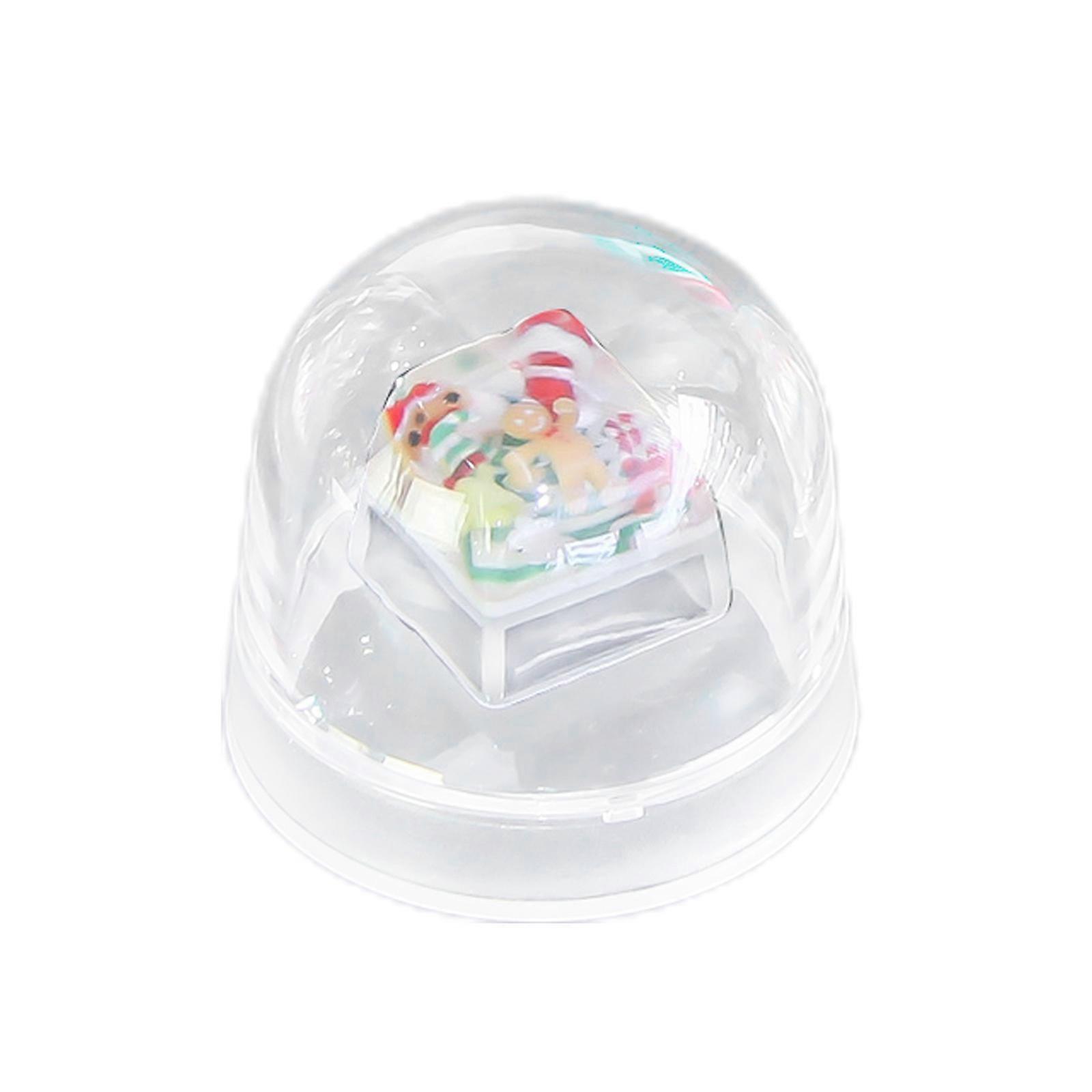 Christmas Gift Transparent Resin Keycap DIY Supplemented Keycaps Customized for Mechanical Keyboard Keycap Multicolor