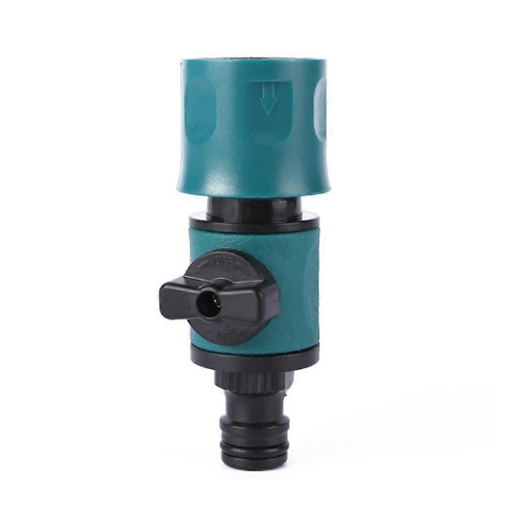 Garden Hose Connector With Shut-off Valve Water Pipe Quick E8G2 Connect G6Q1
