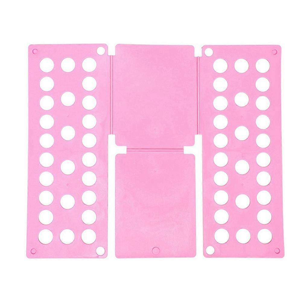 Plastic Clothes Folding Board Home Storage Tool Pink