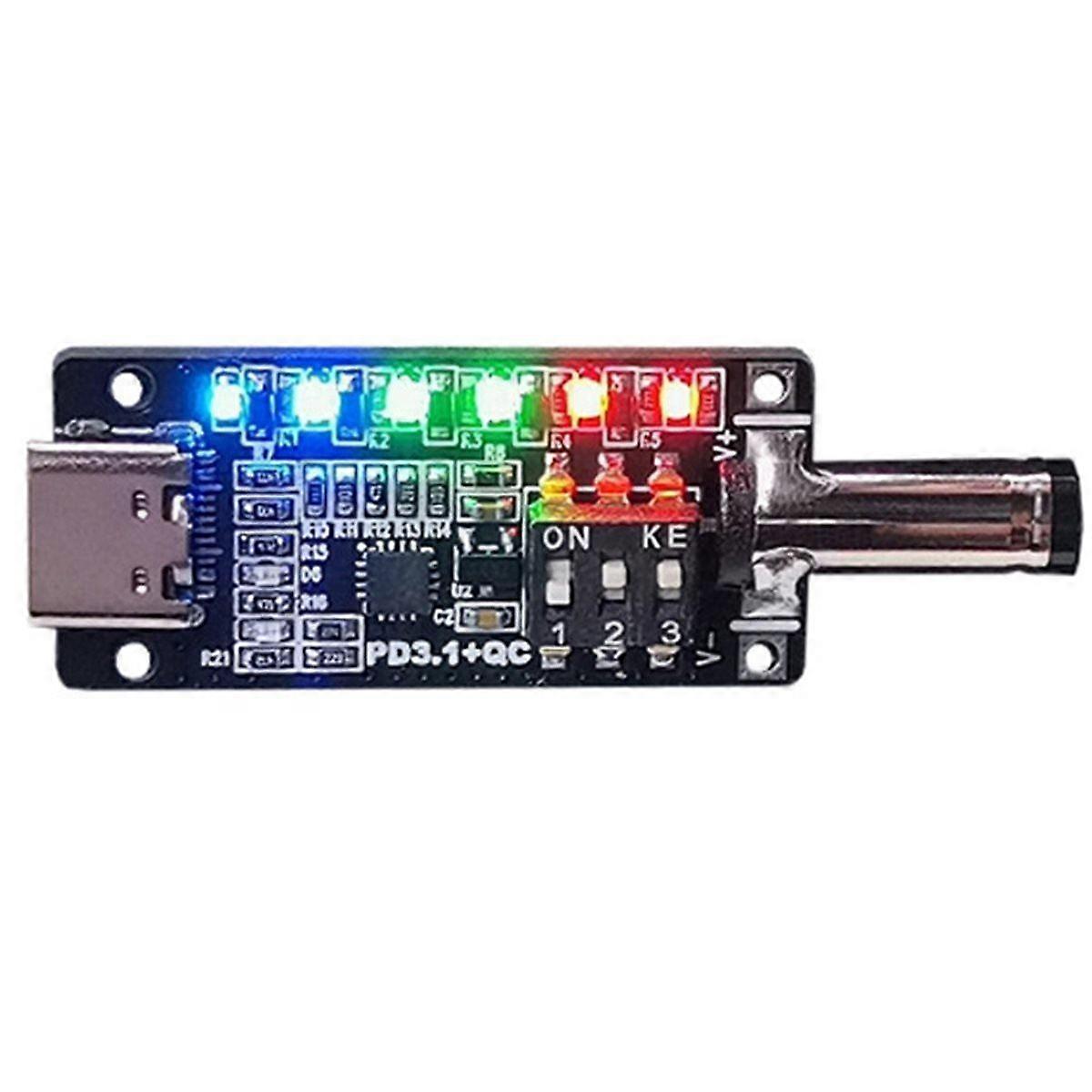 PD3.1 Fast Charging Protocol Trigger Type C Female Socket 20V28V5A Automatic Deception Power Aging B