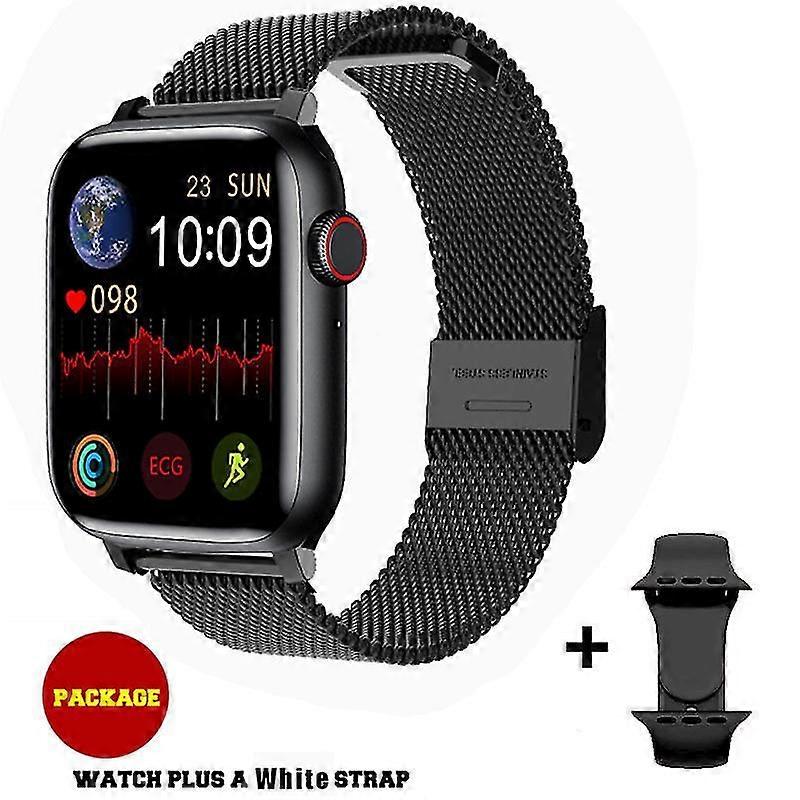 Women's smartwatch with full touchscreen, compatible with calls, heart rate monitor, and blood pressure monitor. Smartwatch for men and women compatib