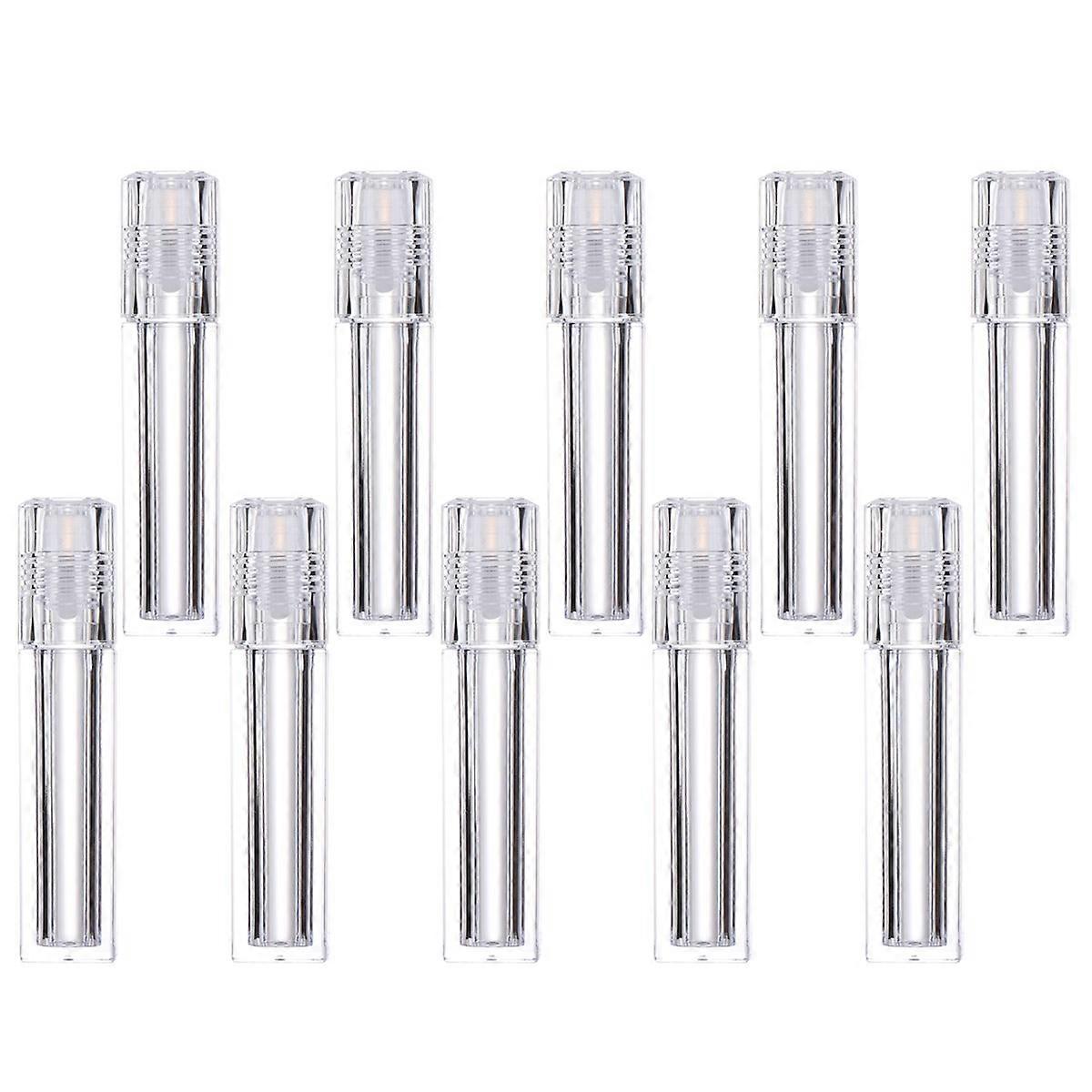 Lip Vials with Roll-on Function for Hydrating 1Set Transparent Cap Set
