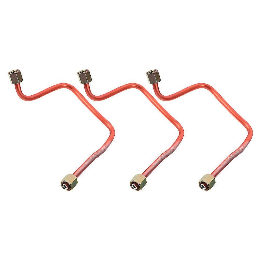 Air Compressor Copper Tube for Pneumatic Hose 3Pcs Kit