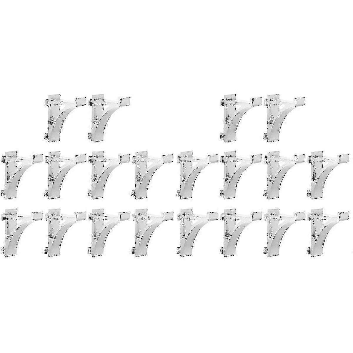 20 Pcs Freezer Shelf Clips Refrigerator Support Hooks Cooler Shelf Brace