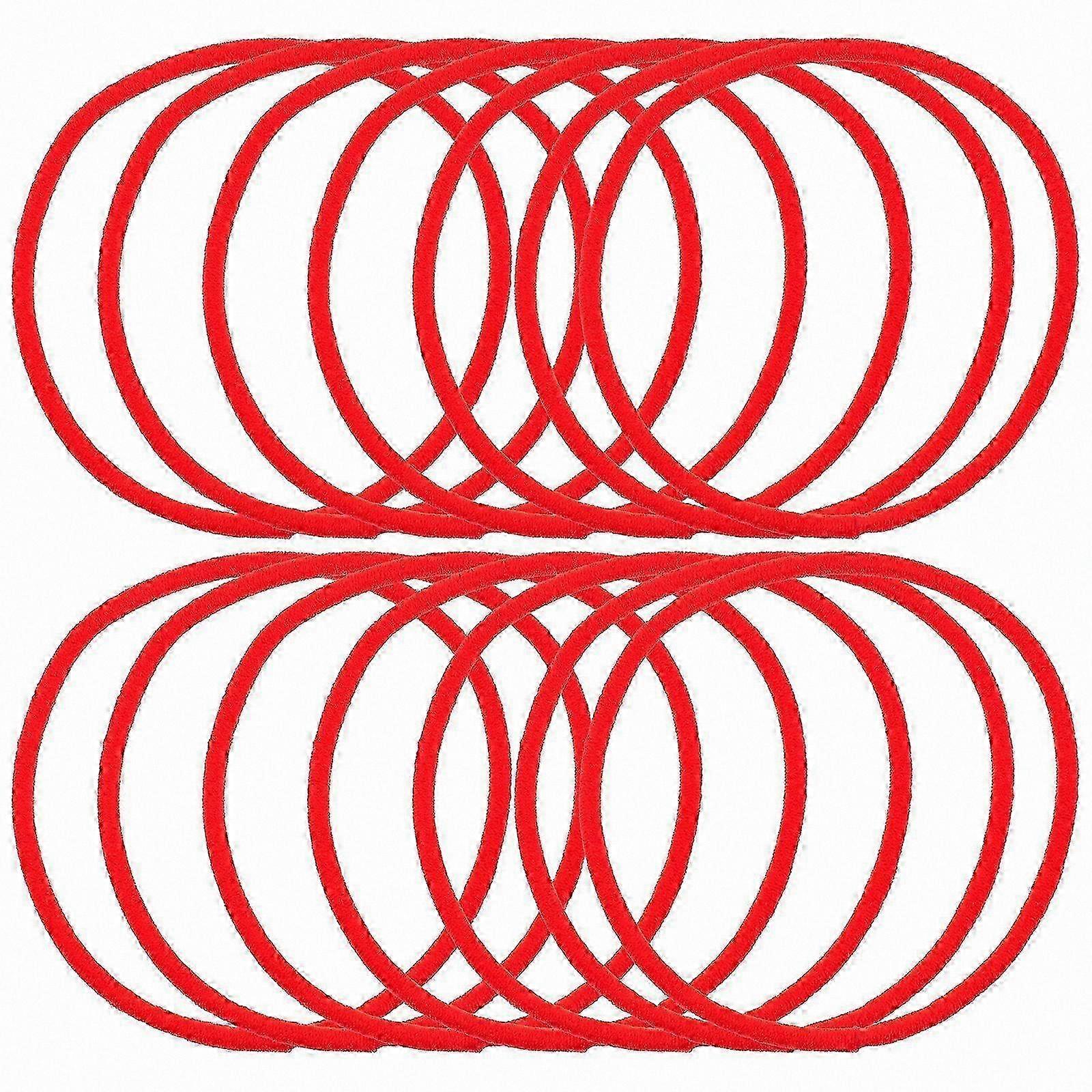 100 Count Stretchy Hair Bands, Colorful Thin Ties for All Ages, Versatile Rubber Bands for Daily Styling