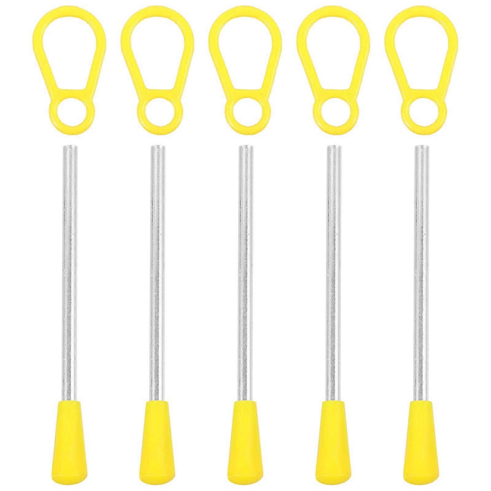 1 Set  Plastic Triangle Iron Hammers Triangle Iron Mallet Triangle Iron Hammers Plastic Percussion Sticks