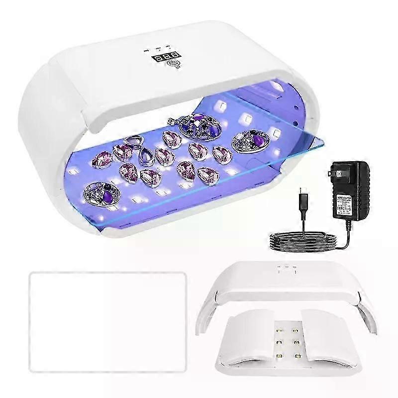 Uv Light For Resin Curing 48w Large Size Foldable Uv Resin Light Curing For Resin Curing Resin Molds Jewelry Us Plug