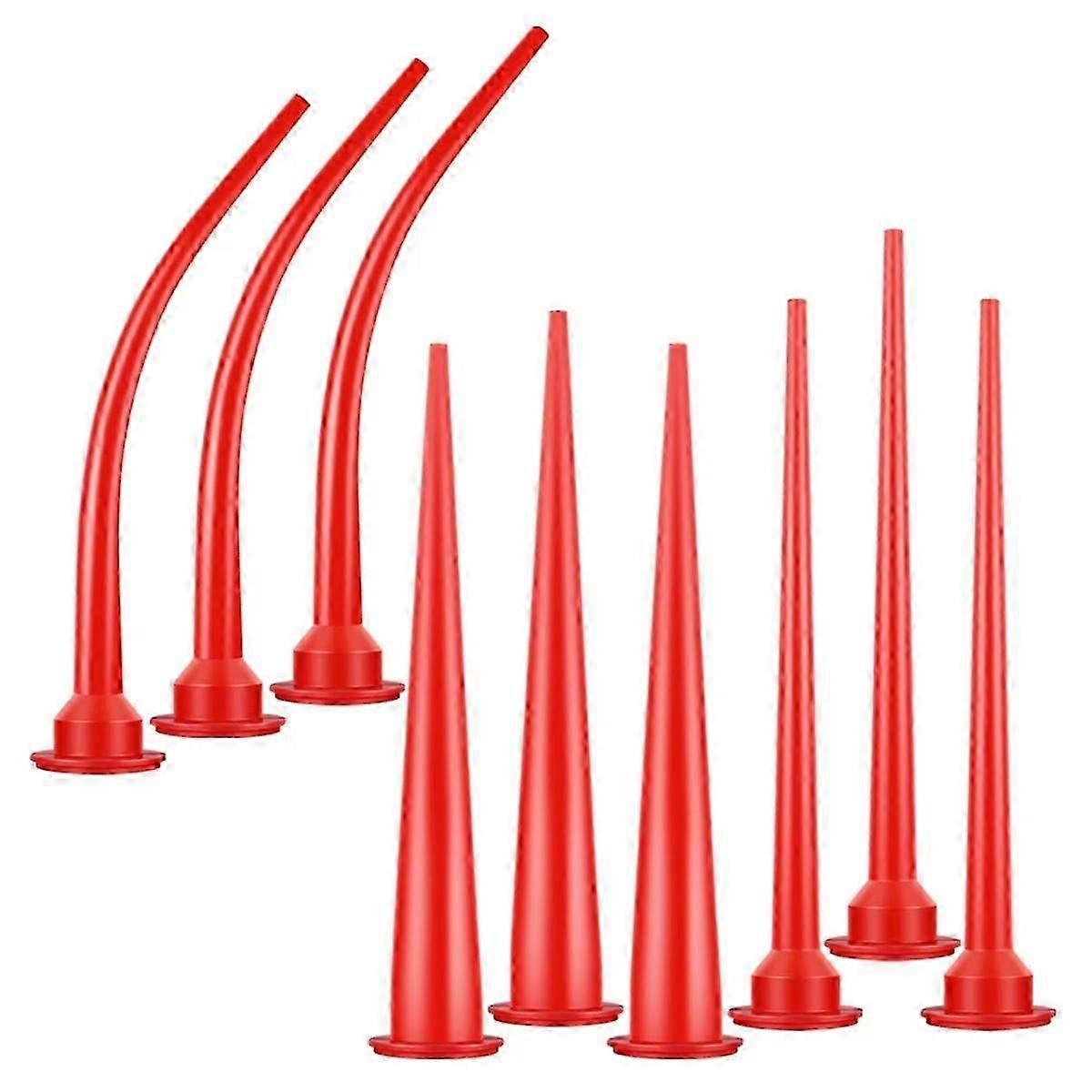 Caulking Nozzle Plastic Caulk Nozzle Applicator Caulking Extension Tool Curved Caulking Nozzle Long Caulking Nozzle 9pcs Edition 1210