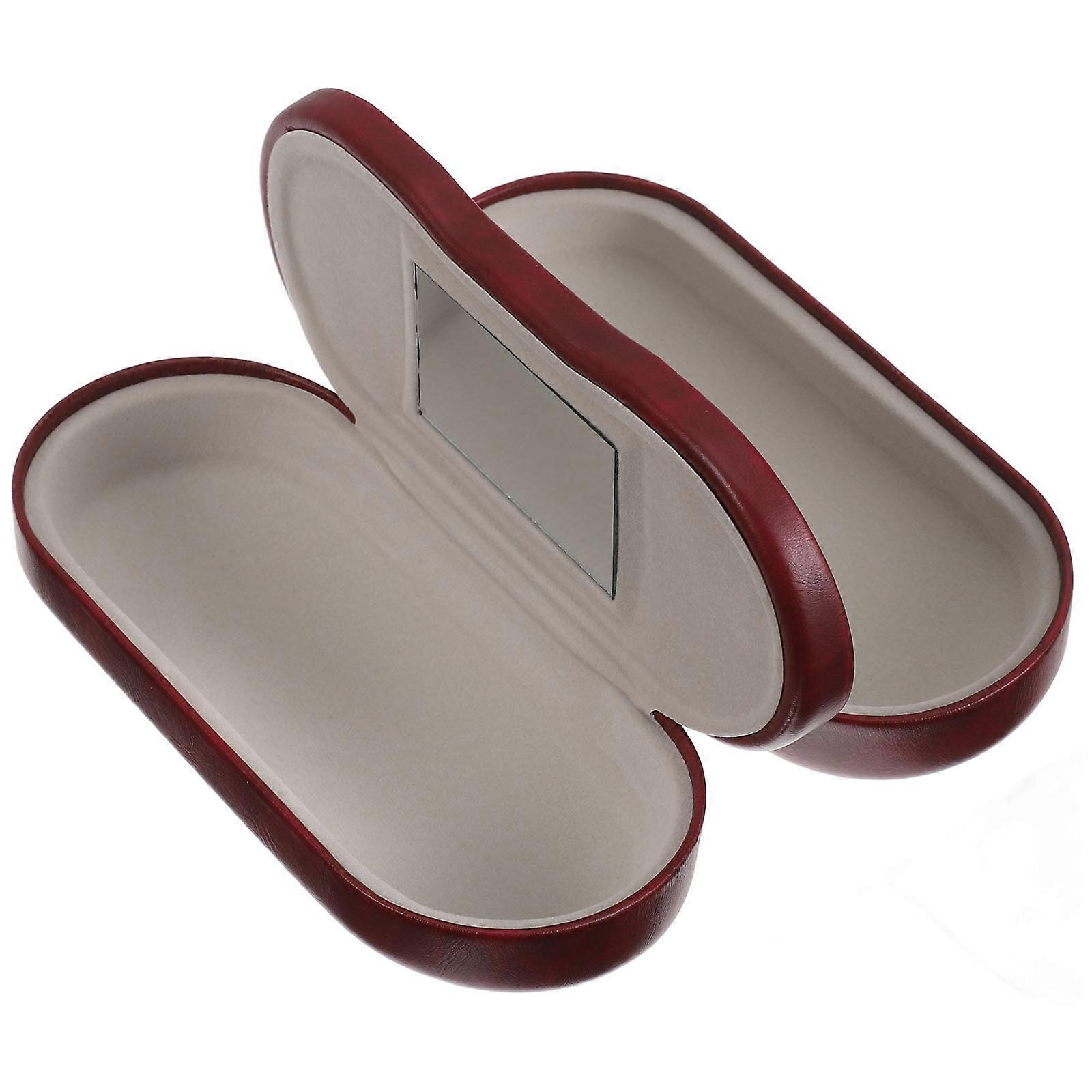 PU Eyeglasses Box for Soft Interior Protection 1 Double Glasses Case