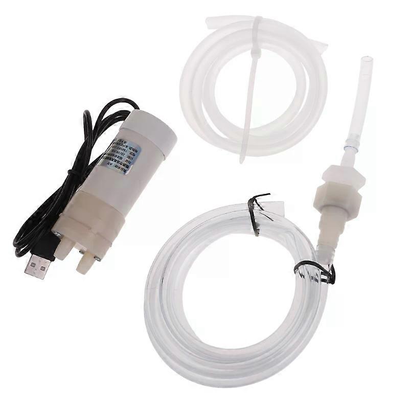 Nouveau Changeur d'eau pour aquarium 5V 2A, aspiration ��lectrique Plus ��gouttoir, connecteur USB, petit vide, Mini pompe �� eau ��lectrique pu