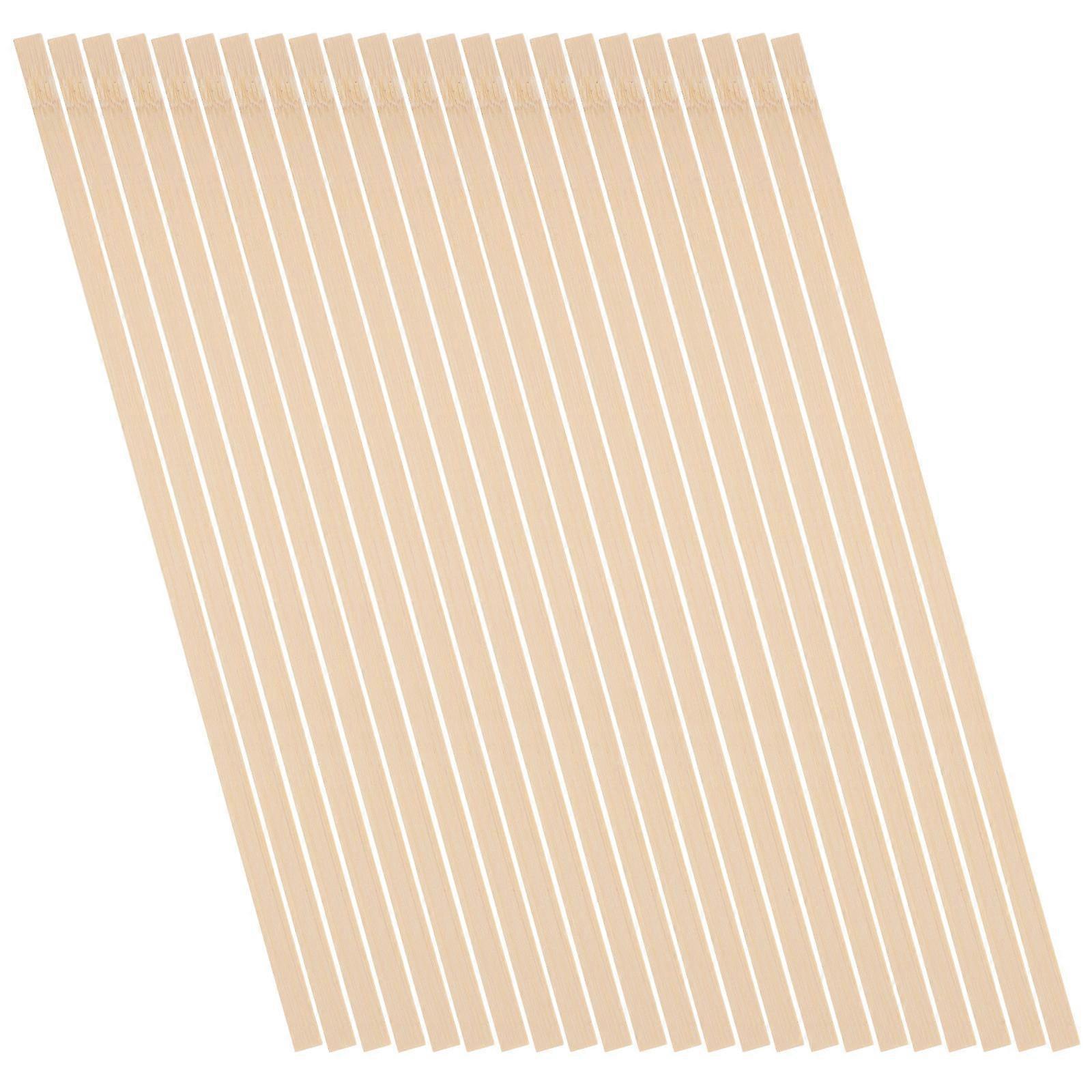 Bamboo Sticks for Crafting Versatile DIY Projects 50Pcs Beige Durable Rods
