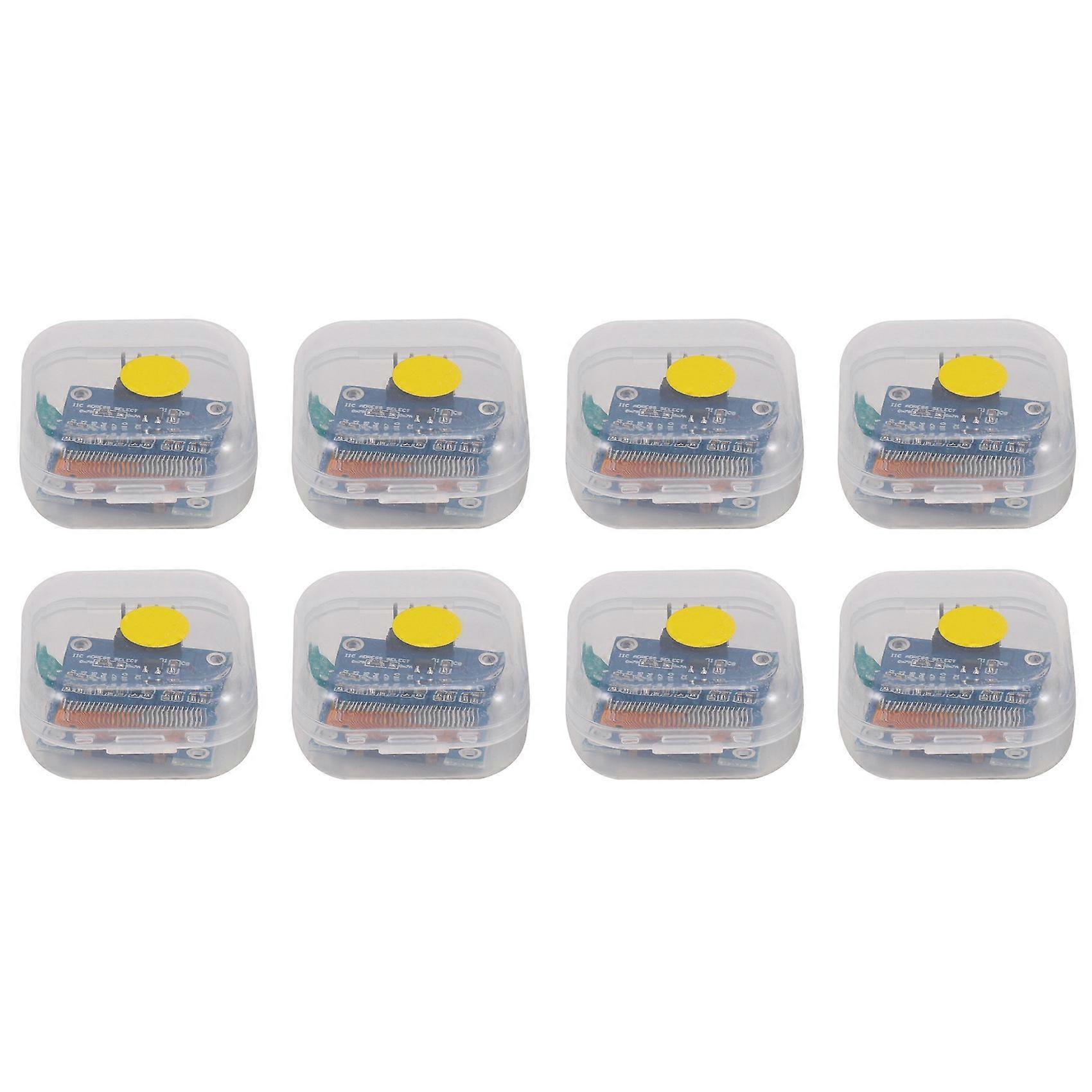 8Pcs OLED Display Module I2C IIC 128X64 0.96 Inch Display Module SSD1315 for Arduino UNO R3 STM with Pins