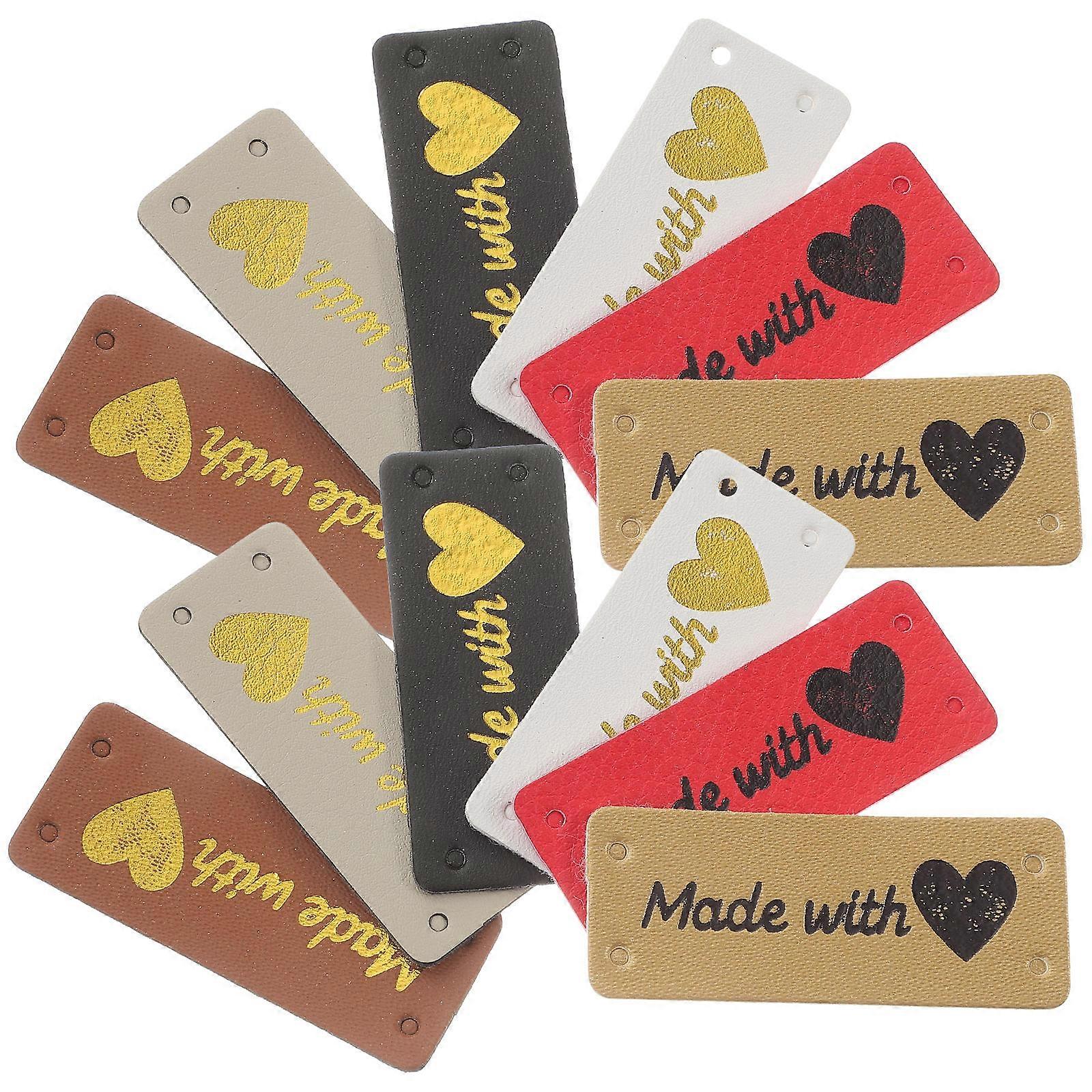 Clothes Tag Labels PU Accessories for Decoration 400Pcs
