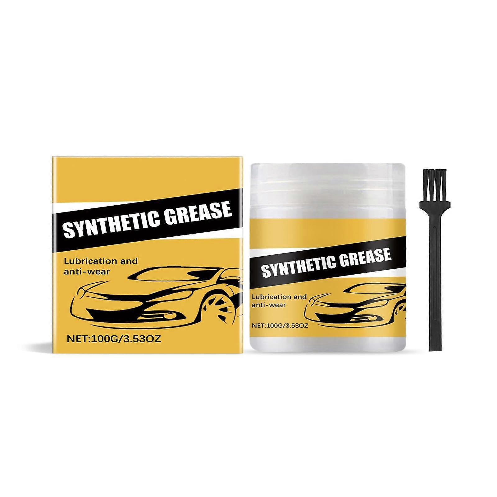 Temperature Automotive Grease with Brush, LongLasting Lubrication and Corrosion Protection for Engines, Transmissions and Brake
