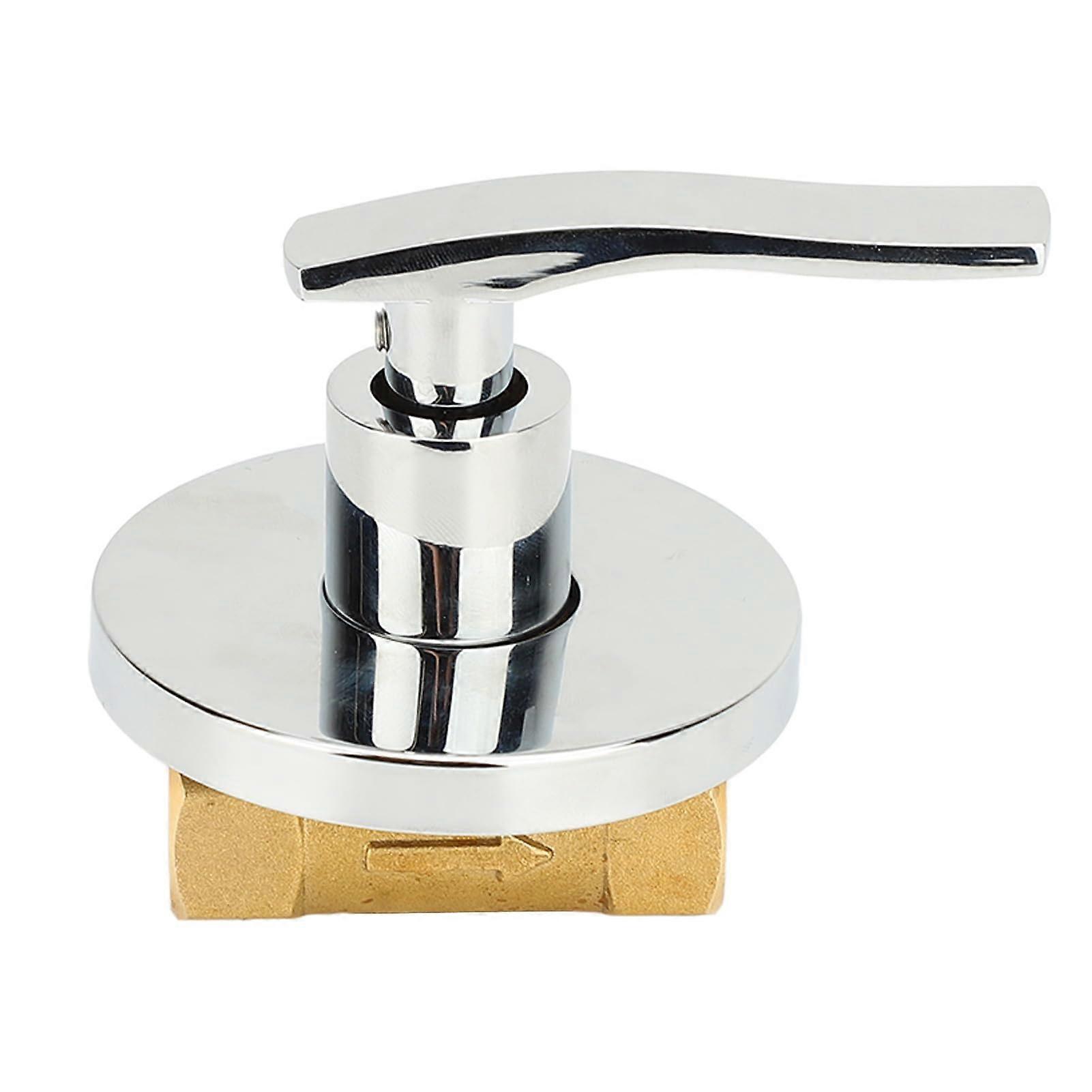 Copper Angle Valve for Kitchen and Bathroom Leak Water Control with QuickOpen Handle